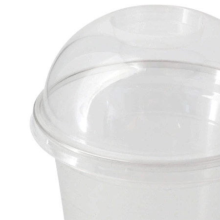 PLA convex lid without hole diameter 95 mm 100 pcs.