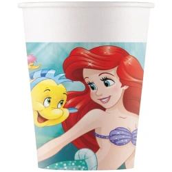 Kubek papierowy "Ariel Mała Syrenka" 200 ml 8szt.
