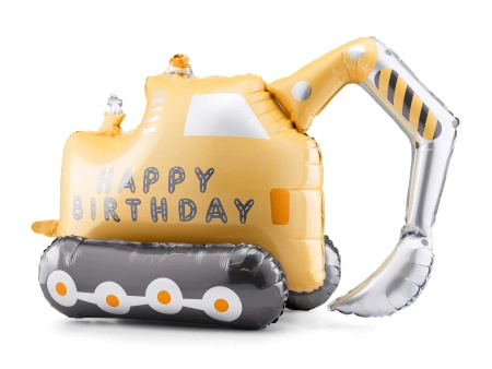 Standing Foil Balloon "Excavator", 49 × 76.5 cm, 1 pc