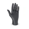 Nitrile powder-free black gloves in box, "M", 100 pcs