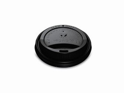 C-PLA lid for mug black ¶r. 80 mm 50 pcs.