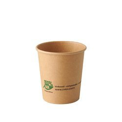 Kraft paper container 120 ml 6 x 6.6 cm 50 pcs.