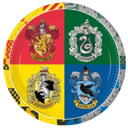 Paper plates "HARRY POTTER", 23 cm, 8 pcs