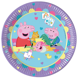 Paper plates "Peppa Pig", 23 cm, 8 pcs