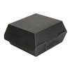 Thermal burger box black, size "S", 13 x 12,5 x 6,2 cm 50 pcs
