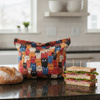 Beeswax food bags “Cats” XL 36 × 32 cm, 1 pc.