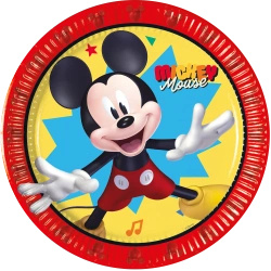Paper plates "Mickey Mouse", 20 cm, 8 pcs