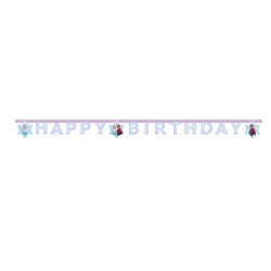 Baner urodzinowy papierowy "Kraina Lodu / Frozen" 2 m 1 szt.