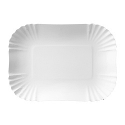 Oval paper tray 17 x 13 x 3 cm 250 pcs.