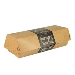 Paper container for baguettes 21 x 7.5 x 6.2 cm 50 pcs.