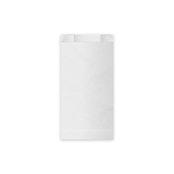 Paper breakfast bag white 1.0 kg 12+5 x 24 cm 100 pcs.