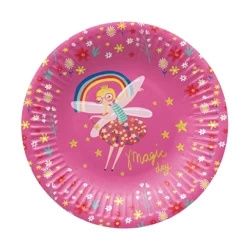 Round paper plate "Unicorn" ¶. 18 cm 8 pcs.