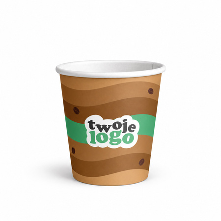 Paper cup white, dispersion, 120 ml, ¶. 62 mm, MATTE, FULL COLOR 2000 pcs
