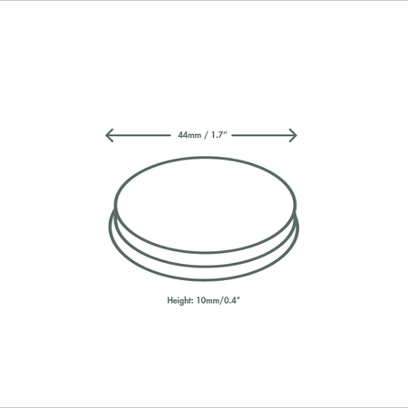 Round paper lid for dip container, Ø 44 mm, 50 pcs