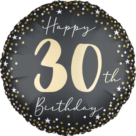 Foil balloons “Personalized Milestone” 46 cm, 1 pcs