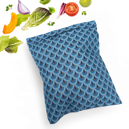 Beeswax bags “Waves” L 23×32 cm, 1 pc