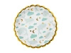 Paper Plates "Whales", 18 cm, 6 pcs
