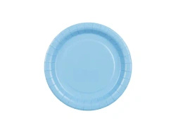 Paper Plates "Light Blue", 18 cm, 6 pcs