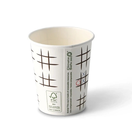 Paper cup dispersion "TicTacToe" 250 ml, ¶. 80 mm 50 pcs.