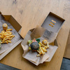 Burger box folding 15 x 15 x 10 cm 100 pcs.