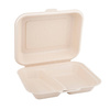 Cane menubox bipartite, two-layer 1500 ml, 24.1 x 21 x 4 cm 50 pcs.