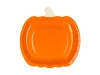 Talerze papierowe "Dynia - Halloween", 23,5 x 24 cm, 6 szt.