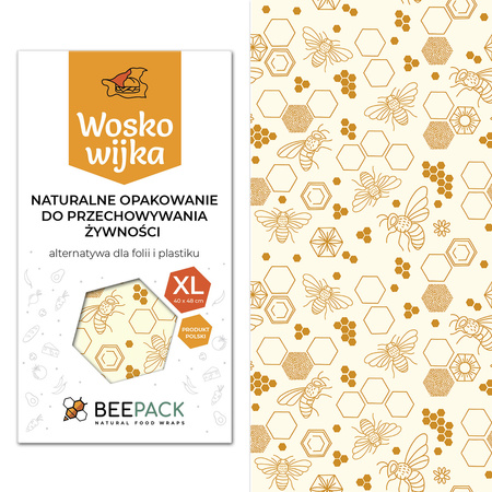 Woskowijka "Pszczoły" rozmiar "XL" 40 x 48 cm 1 szt.