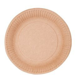 Kraft paper plate round 15 cm 100 pcs.