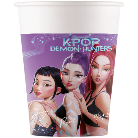 Paper cup “K-POP” 200 ml 8 pcs
