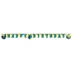 Baner urodzinowy papierowy "Batman", 2 m, 1 szt.