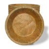 Deep plate made of Sal tree leaves, Ø 22.5 cm, height 3.25 cm, 800 ml, 20 pcs
