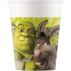 Kubek papierowy "Shrek" 200 ml 8 szt.