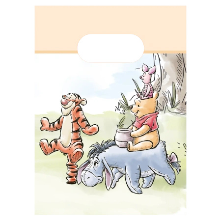 Paper bags “Winnie the Pooh” 16 × 22 cm, 4 pcs