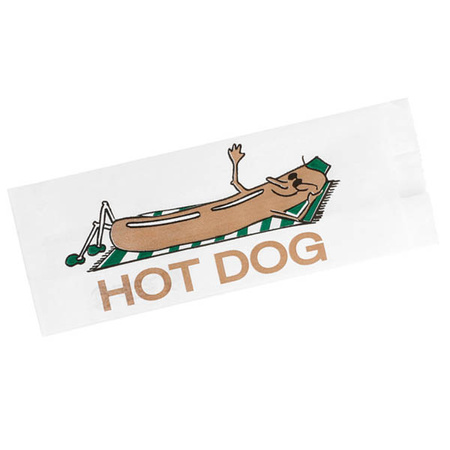 French hot dog bags 7+5 x 18 cm 500 pcs.