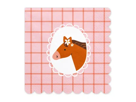 Paper Napkins "Horse", 33 × 33 cm, 12 pcs