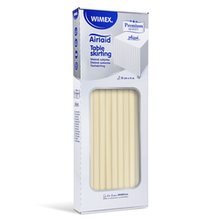 Falbana do stołu skirting Szampańskie złoto papierowa Premium Airlaid 0,72 × 4 m, 1 szt.