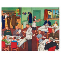 "Au Restaurant" paper placemats 31 x 43 cm 500 pcs.