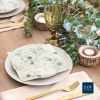 Premium Airlaid napkins, "Golden Eucalyptus", 1/4, 40 x 40 cm 12 pcs.