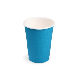 Paper Cup, light blue, Ø 74 mm, 240 ml, 10 pcs