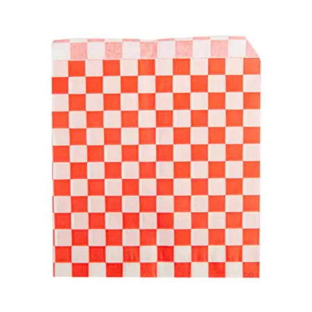 Torebka papierowa na burgera "Fitipaldi" / "Kratka" 14 x 13 cm 1000 szt.