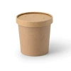 Kraft ice cream paper cup 360 ml, 92 mm dia, 50 pcs.