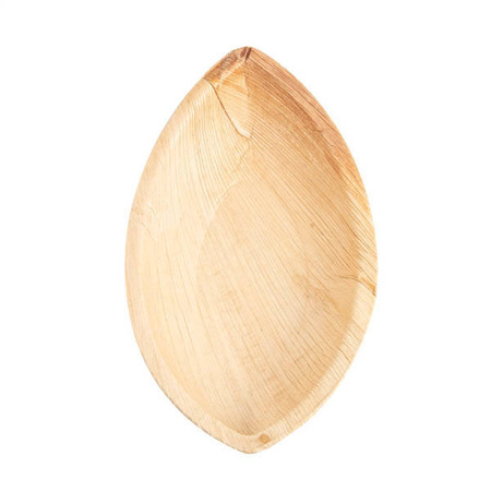 Palm leaf dish Kayak 21 x 11 x 4 cm 25 pcs.