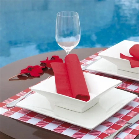 Paper placemats "Vichy" 31 x 43 cm 500 pcs.