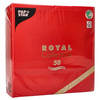 Serwetki Royal Collection czerwone 1/4 3W 40 x 40 cm 50 szt.