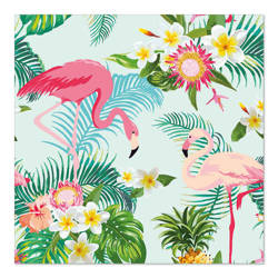 Flamingos 1/4 3-layer napkins 33 x 33 cm 20 pcs.