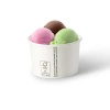 Paper cup for ice cream white 270 ml, 92 mm dia, 50 pcs.