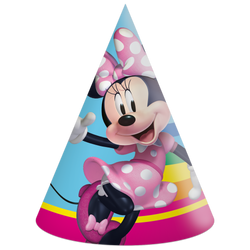 Paper party hats “Minnie Mouse”, 6 pcs