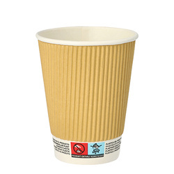 Corrugated kraft paper cup 350 ml, ¶. 90 mm 25 pcs.