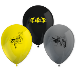 Balony lateksowe "Batman", 28 cm, 8 szt.