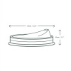 Dispersion-coated Paper lid for 80 mm cup, 50 pcs